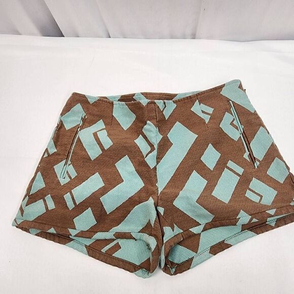 Plenty by Tracy Reede Geometric Jacquard Simple Short Size 2 - Picture 1 of 8
